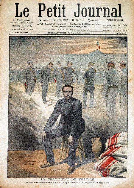 journal Le petit journal illustré Le châtiment du traitre. Ullmo condamné à la détention perpétuelle et à la dégradation militaire.