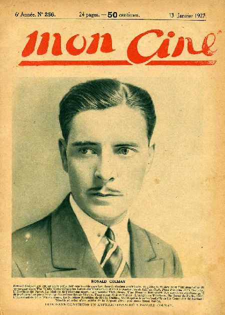 journal Mon Ciné RONALD COLMAN