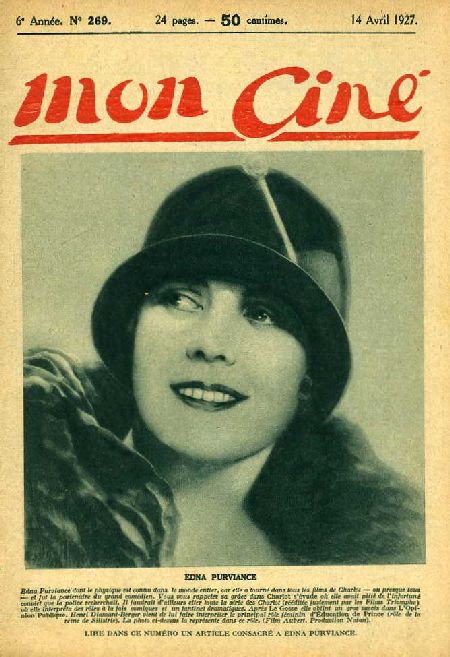 journal Mon Ciné EDNA PURVIANCE