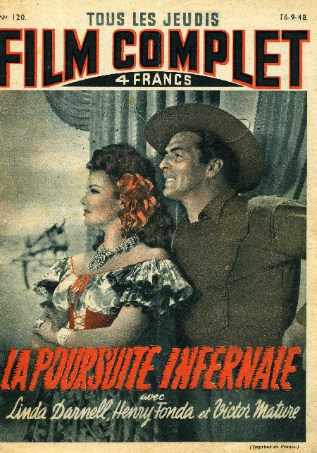 journal Film complet La poursuite infernale avec Linda Darnell