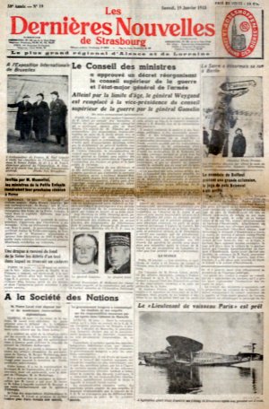 Les dernières nouvelles de Strasbourg