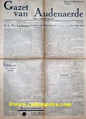 Gazet van Audenaerde - gazet van Oudenaerde