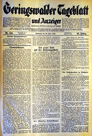Geringswalde zeitung