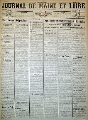 Journal de Maine et Loire