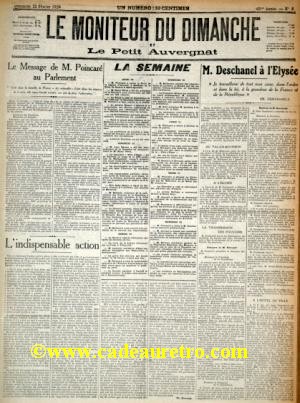 Le moniteur du dimanche et le petit auvergnat