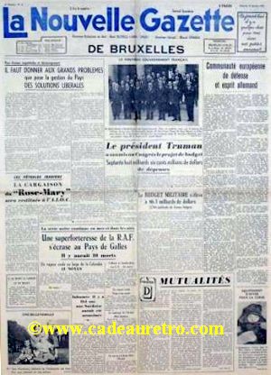 Nouvelle gazette édition de Bruxelles
