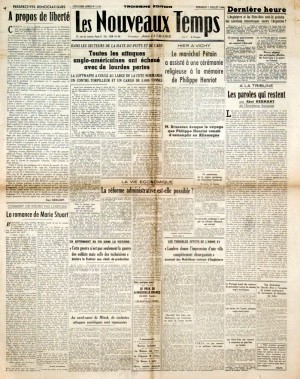 Les nouveaux temps