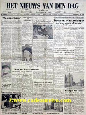Het nieuws van den dag