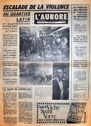 L'Aurore du 7 mai 1968