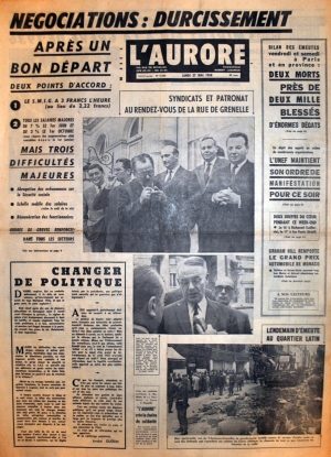 L'Aurore du 27 mai 1968