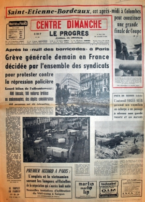 Centre Dimanche - Le Progrès du 12 mai 1968