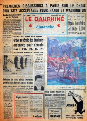 Le Dauphiné du 5 mai 1968