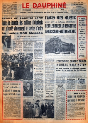 Le Dauphiné du 7 mai 1968