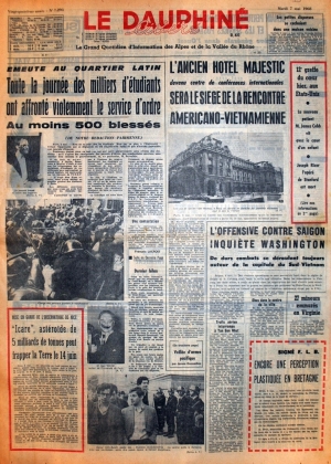 Le Dauphiné du 7 mai 1968