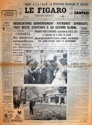 Le Figaro du 27 mai 1968