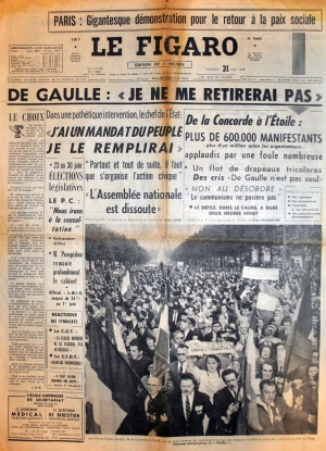 Le Figaro du 31 mai 1968