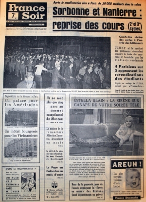 France-soir du 10 mai 1968