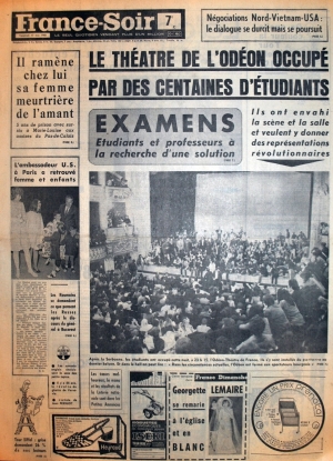 France-soir du 17 mai 1968