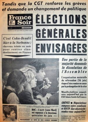 France-soir du 30 mai 1968