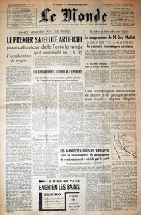 journal du 06 octobre 1957