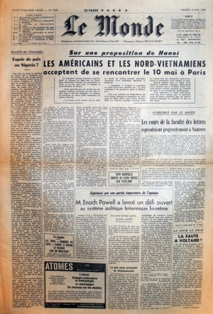 Le Monde du 4 mai 1968