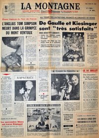 La Montagne du 14 juillet 1967