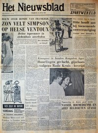 Het Nieuwsblad van 14 juli 1967
