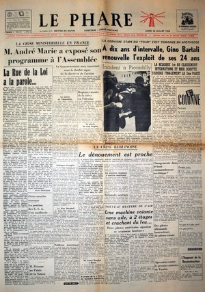 Le Phare du 26 juillet 1948