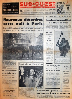 Sud-Ouest du 8 mai 1968