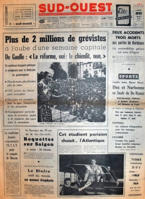 Sud-Ouest du 20 mai 1968