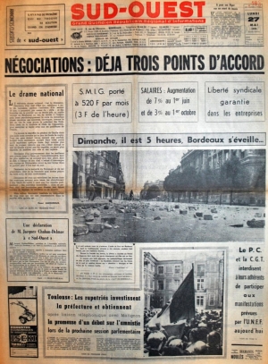 Sud-Ouest du 27 mai 1968