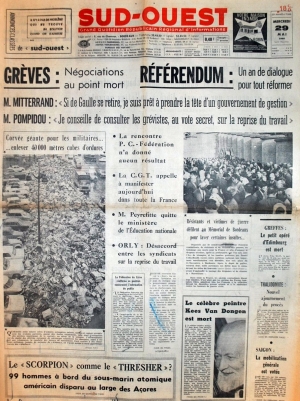 journal du 29 mai 1968