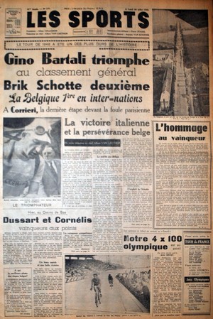 Les Sports du 26 juillet 1948