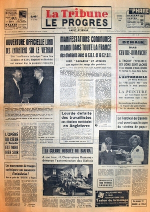 La Tribune - Le Progrès du 11 mai 1968