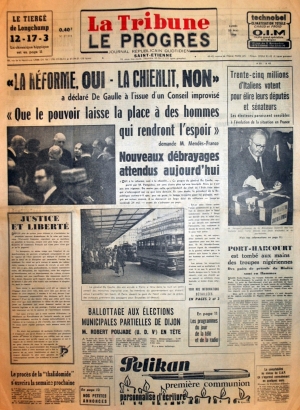 La Tribune- Le Progrès du 20 mai 1968