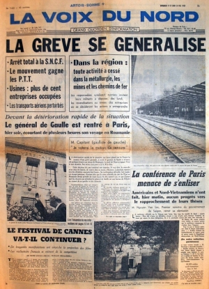 La voix du Nord du 19 mai 1968